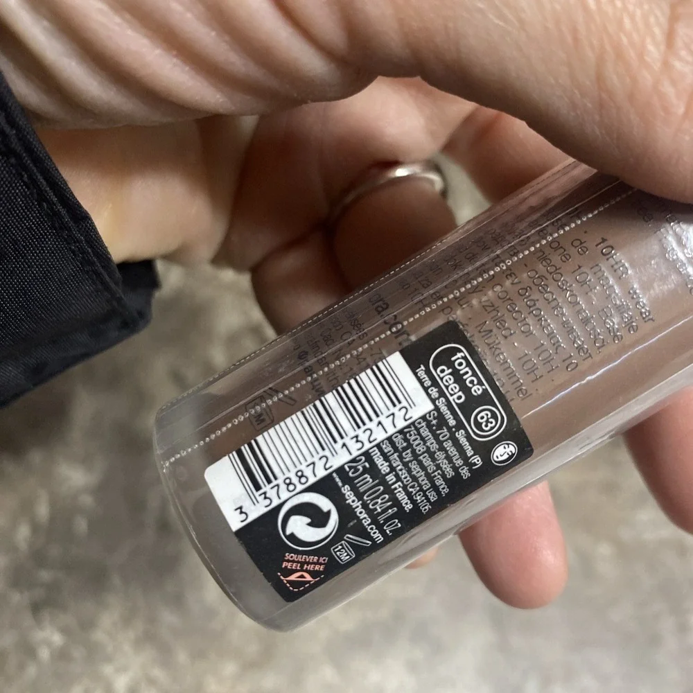 SEPHORA‎ 10 HR WEAR PERFECTION FOUNDATION # 63 FONCE DEEP 0.84 OZ Sealed